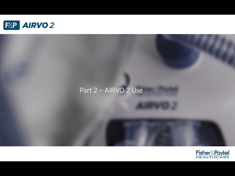 How to use the F&P Airvo™ 2 for Optiflow™ Nasal High Flow therapy