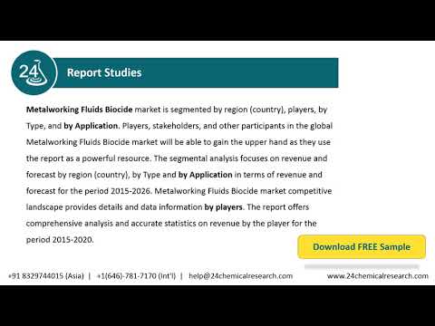 Metalworking Fluids Biocide Market Insights, Forecast to 2026