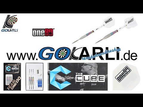 one80 Steel Dart Rene Eidams 90% Tungsten Rainbow Generation 2 Steeltip Dart Steeldart 22 g