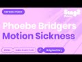Phoebe Bridgers Motion Sickness Piano Karaoke