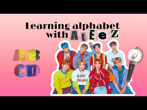 Learning Alphabet with Ateez [ 2021 edition]