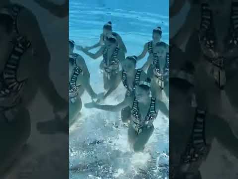 UNBELIEVABLE ANGLES of artistic swimming 😲