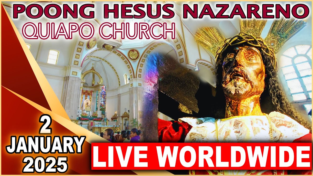 Quiapo Church Live Mass Today - 2 January 2025 (Thursday) HEALING MASS