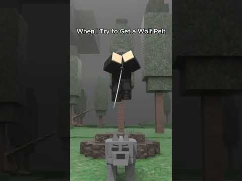 When I Try to Get a Wolf Pelt in 99 Nights in the Forest ☠️