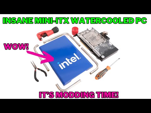 $7000 ULTIMATE Mini-ITX PC MOD in a Cooler Master NR200P! | Part 2 - It's MODDING time!
