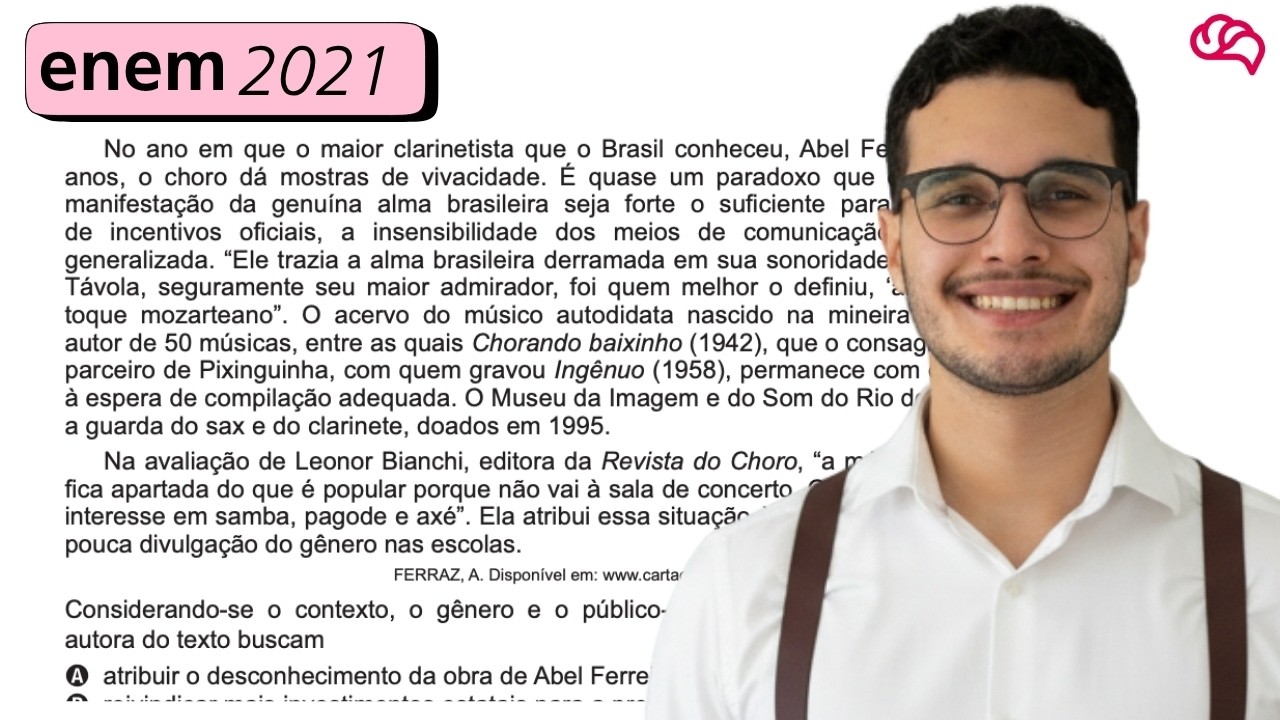 Resolução em Vídeo — Questão 45 ENEM 2021