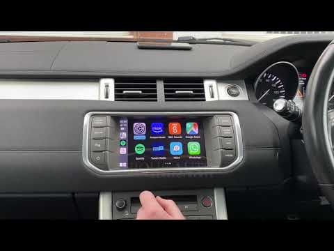 Wireless Apple CarPlay Demonstration Video for Range Rover Evoque Unique Auto Developments