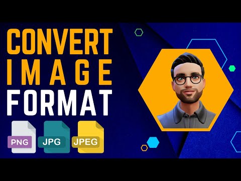 How to Convert Images to various formats PNG, JPG, JPEG, BMP, TIFF | No Software Needed!