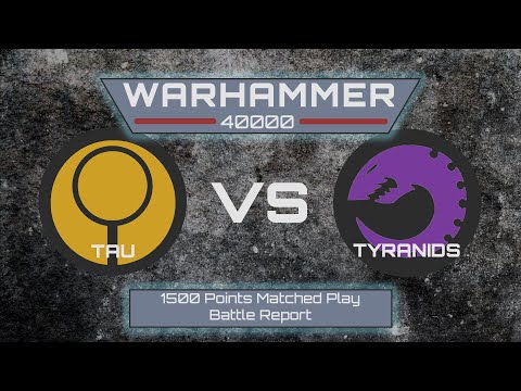 Warhammer 40k 9th ed Battle Report | TAU vs Tyranids | 1500 pts Tempest of War Matched Play
