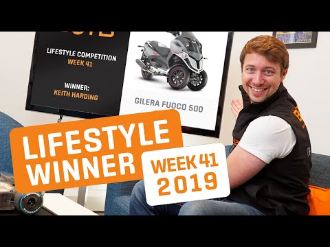 BOTB Lifestyle Competition Winner! Keith Harding – Gilera Fuoco 500 – Week 41 2019