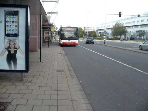 veolia bus vertrekt van schiedam centrum
