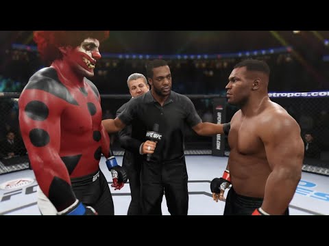 Mike Tyson vs. Creepy Clown - EA Sports UFC 2 - Boxing Stars 🥊