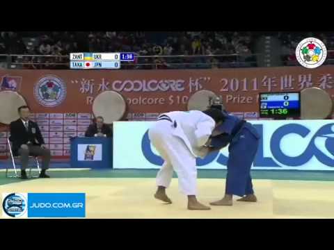 Judo Grand Prix Qingdao 2011 Final -60kg ZANTARAIA (UKR)-TAKATO Naohisa (JPN)