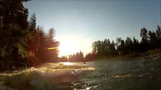 preview picture of video 'Underwater Fireworks - Snoqualmie River Sunset Float'