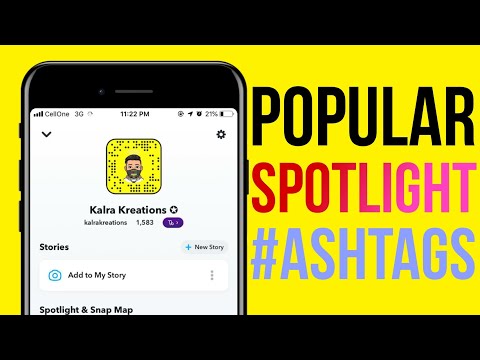 How to increase views on Snapchat Spotlight video just by using hashtags? (English) 2021