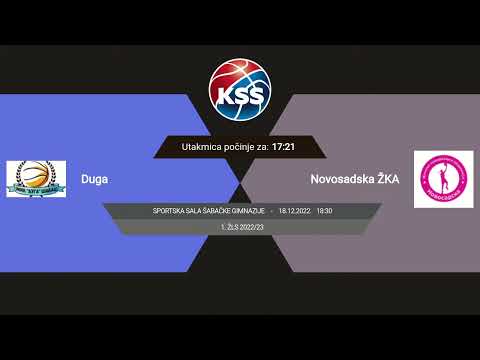 ŽLS Duga vs Novosadska ŽKA game 22-23