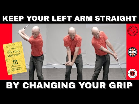 Part of a video titled How to Keep Your LEFT ARM STRAIGHT - YouTube