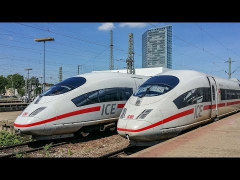 Führerstandsfahrt ICE 3 Mannheim - Stuttgart (Vmax 250 Km/h)