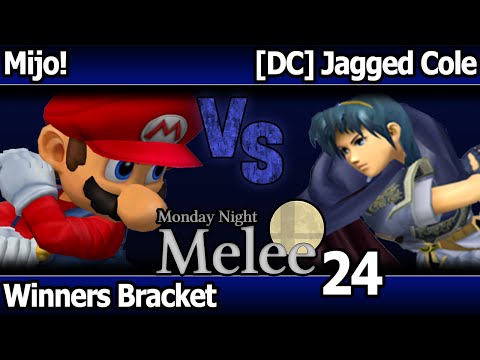 MNM 24 Melee - Mijo! (Mario) vs [DC] Jagged Cole (Marth) - Winners Bracket