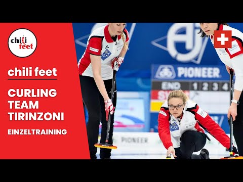 Curling Team Tirinzoni: Einzelwettkampf Alina Pätz gegen Roland Brüniger (Erfinder chili-feet)