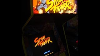 Street Fighter 1 Dedicated Arcade Game Cabinet from 1987! - Gameplay Video