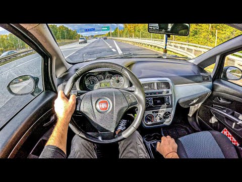 2010 Fiat Grande Punto (1.2 8V 65 hp) | POV Test Drive #2587 Joe Black