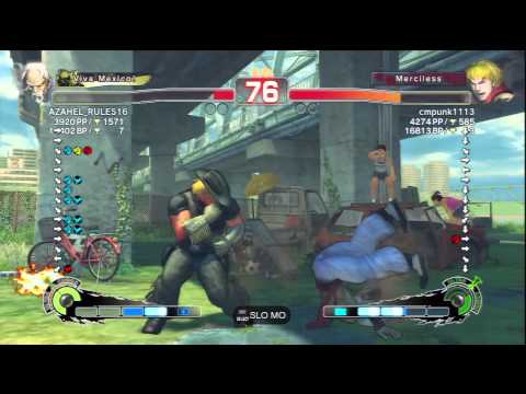AZAHEL_RULES16 (Gen) Vs cmpunk1113 (Ken) SSF4 AE Ranked Matches - PSN
