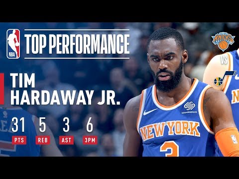 Tim Hardaway Jr. Scores 31 To Give The Knicks The Win Over The Jazz