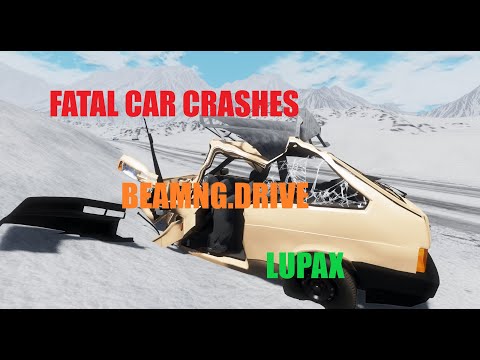 Hard Car Crashes // BeamNG.Drive // LUPAX