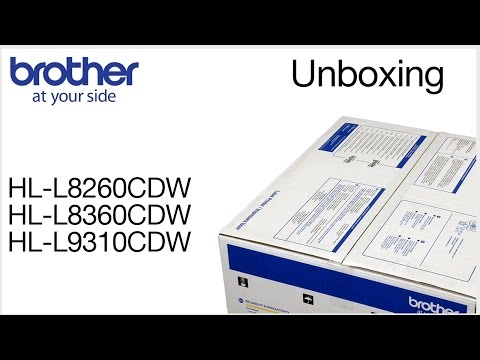 BROTHER HL-L9310CDW SPALVOTAS LAZERINIS Spausdintuvas, DVIPUSIS, LAN-1GBE, WIFI, NFC, 1GB, 31PPM video