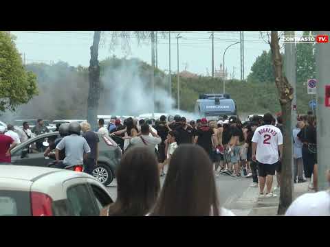 La Real Normanna in Serie D: momenti di tensione all'esterno dello stadio 15/06/25