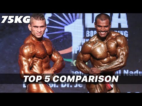 75 Kg Weight Category Mr INDIA 2019 - Top 5 Comparison