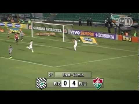 Figueirense 0 X 4 Fluminense - 3 gols de Fred - 20.11.11