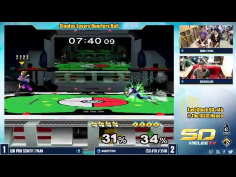 LSSD #45 Singles LSF: SSBM-T | Trichael Man vs. Yoshi - SSBM