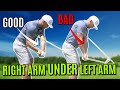 GOLF: Right Arm Under Left Arm | My BEST Swing Advice