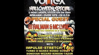 Dj Shock Mc Stretch B2B Banks @ Vortex Halloween 26.10.2013
