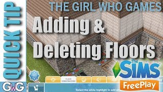 The Sims Freeplay: Adding and Deleting Floors [QUICK TIP]