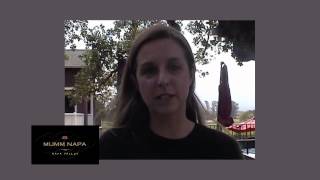 preview picture of video 'Sustainability and Winemaking at Mumm Napa by Tamra Lotz'