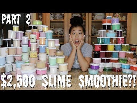 $2,500 FAMOUS SLIME SHOP SLIME SMOOTHIE?! *absolutely insane*