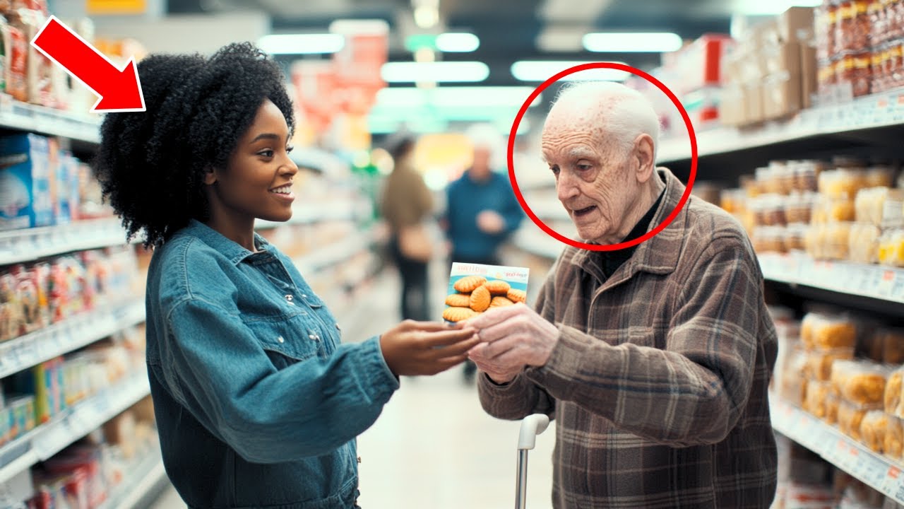 BLACK WOMAN Helps Blind Old Man in Grocery Store. Next Day, She Receives an UNEXPECTED Surprise!