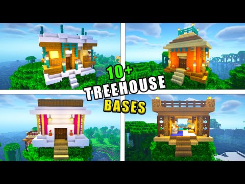 5 Simple TreeHouse Bases in Minecraft (Build Your Own Unique Designs!)
