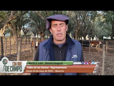 Pablo de los Santos - Remate inaugural de Martin G. Lalor - Juevs 22/05/2025 - Olavarría