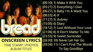 David Gates &amp; Bread Greatest Hits With Lyrics