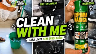 CLEAN WITH ME ✨ Rotina Real e Satisfatória (ASMR)