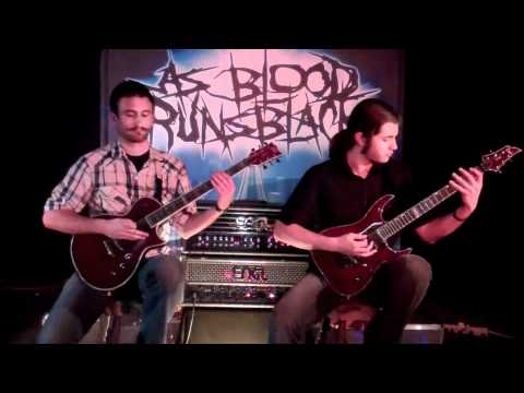 As Blood Runs Black Divided Guitar Demonstration