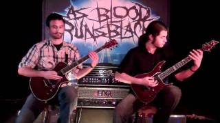 As Blood Runs Black Divided Guitar Demonstration