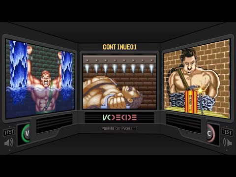 Final Fight Continue Screens Comparison (Final Fight 1, 2, 3) Game Over Comparison (Side by Side)