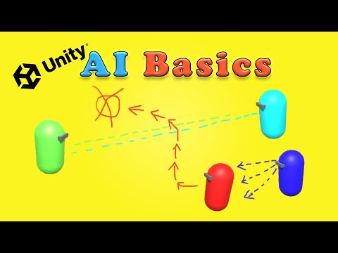 Make simple AI in UNITY!(Follow,Shoot,Patrolling )