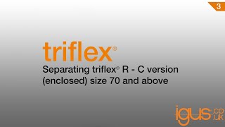 Separating triflex® R- C version enclosed size 70 and above