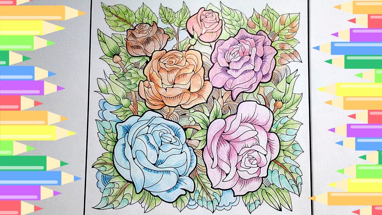 Coloring Pages - Rose | Wonderful flowers